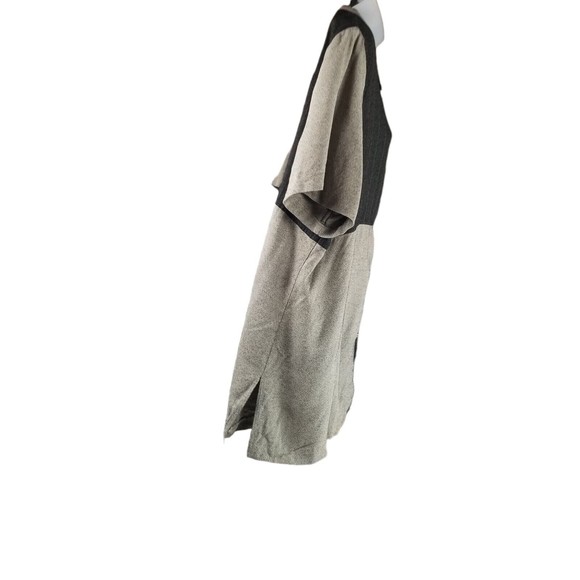 Vintage 80s Alfred Dunner Button Up Short Sleeve Shirt Top Women 22W Colorblock - Picture 3 of 15